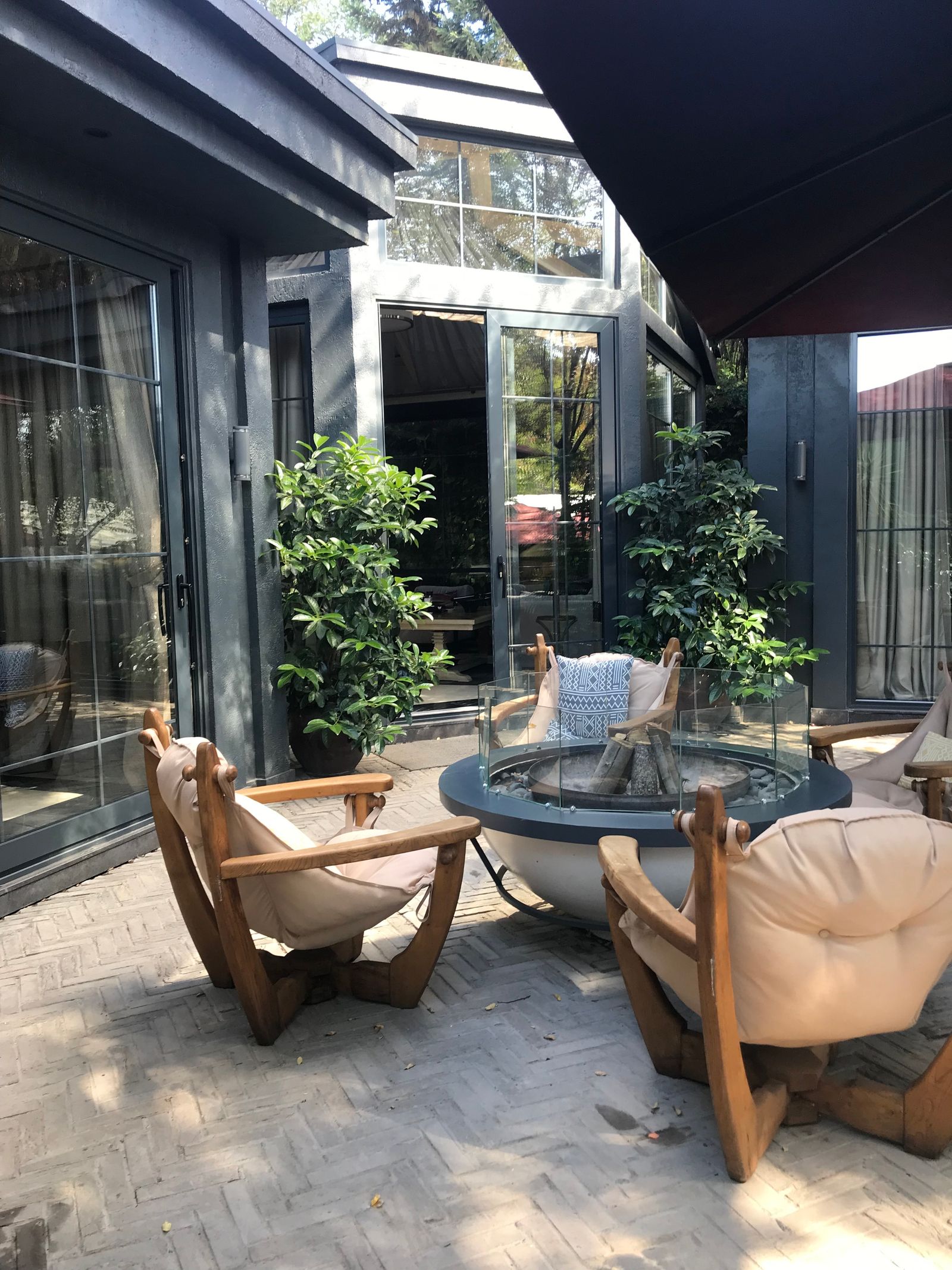 Sunken Fire Pit Lounge — Boca Raton